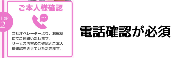 電話確認が必須